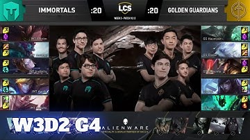 Immortals vs Golden Guardians | Week 3 Day 2 S10 LCS Summer 2020 | IMT vs GG W3D2