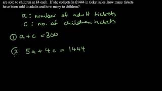 17 6c Linear Simultaneous Equations