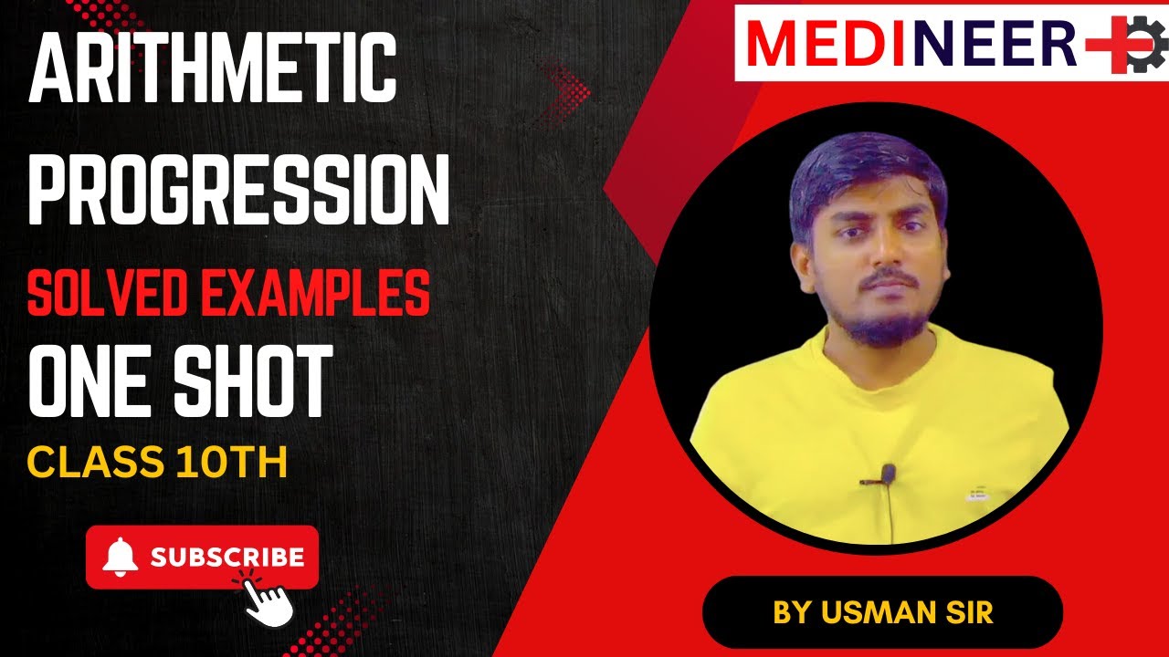 Arithmetic Progression - Solved Examples | Class 10th Maths by Usman ...