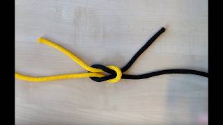 #10 - I-square knot ne-thief's knot – ukuhlanganisa izintambo ezimbili