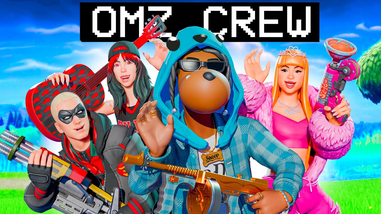 Иметь семью РЭПЕРОВ в Fortnite! (Ice Spice, Snoop Dogg, Billie Eilish, Eminem)