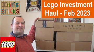 February Lego Haul - Unboxing Investment items from Lego.com, Amazon, John Lewis & Hamleys