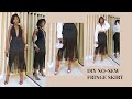 Diy fringe  skirt yt