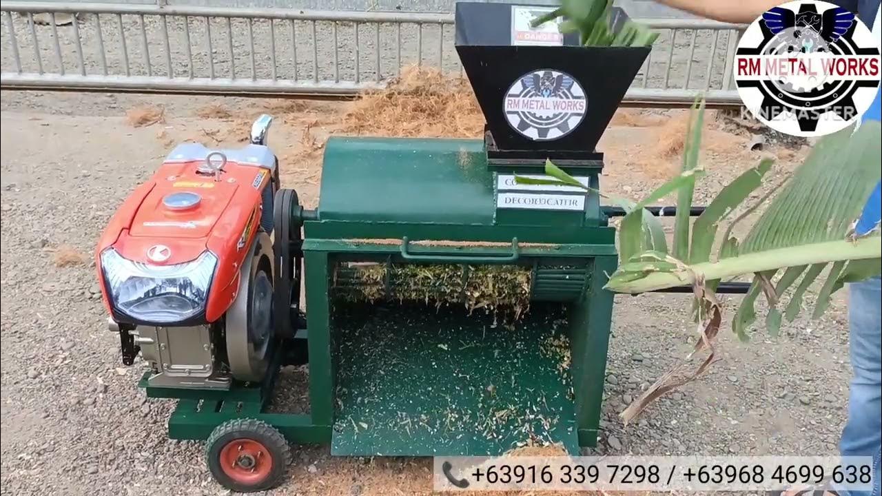 Coconut Husk Decorticator (09776634751) YouTube