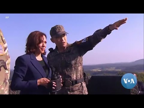 VP Harris Visits Korea DMZ, Vows Commitment to Support SKorea.