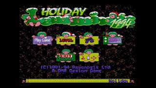 Holiday Lemmings 1994 - Hail Level 16: Peak of Performance (1994) [MS-DOS] | 4K/60