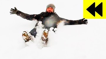 11 Best Reverse Video Ideas - WINTER SNOW! Things That Look Cool Backwards