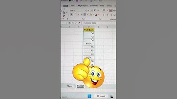 Excel Trick ‼️ Sum With #N/A Errors In Excel 😎 | Excel Tips And Tricks😍 #excelshorts #tips #bytetech