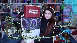 ✨GLORIOUS BOOK UNBOXING (Faecrate, Bookish & Spice & Midnight Whispers Special Editions) #Booktube ✨
