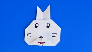 Заготовка оригами из бумаги. Як зробити зайця з бумагу.