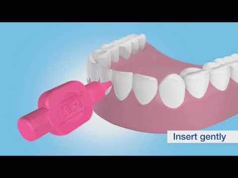 How to use TePe Interdental Brush 如何使用TePe牙縫刷