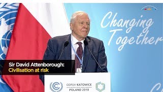 Sir David Attenborough: Civilisation at risk