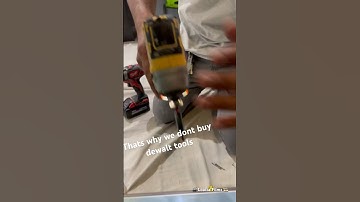 Thats why you dont buy #dewalt tools