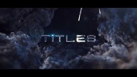 Cinematic Trailer Titles -  Best After Effects Templates 2019