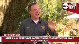 News Conference: Armed man surrenders after standoff at Polk Co. home