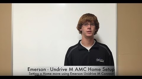 Control Techniques - Unidrive M AMC Home Setup