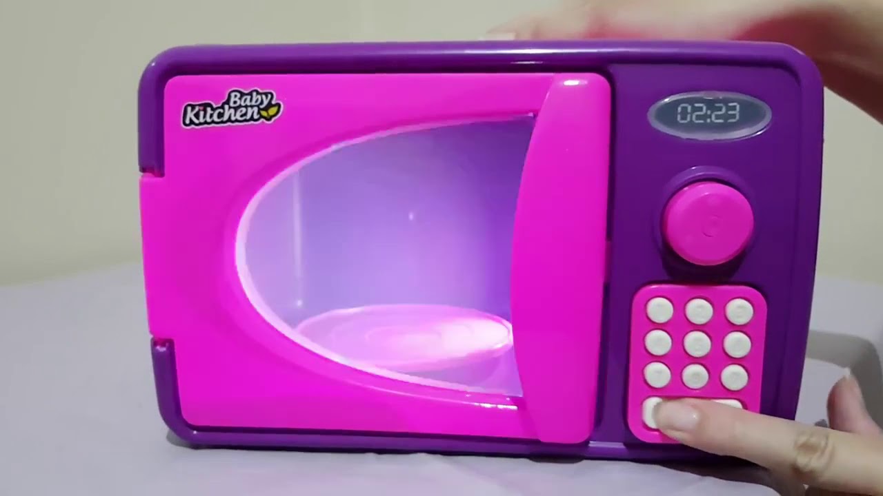 Microondas de brinquedo rosa Clearance