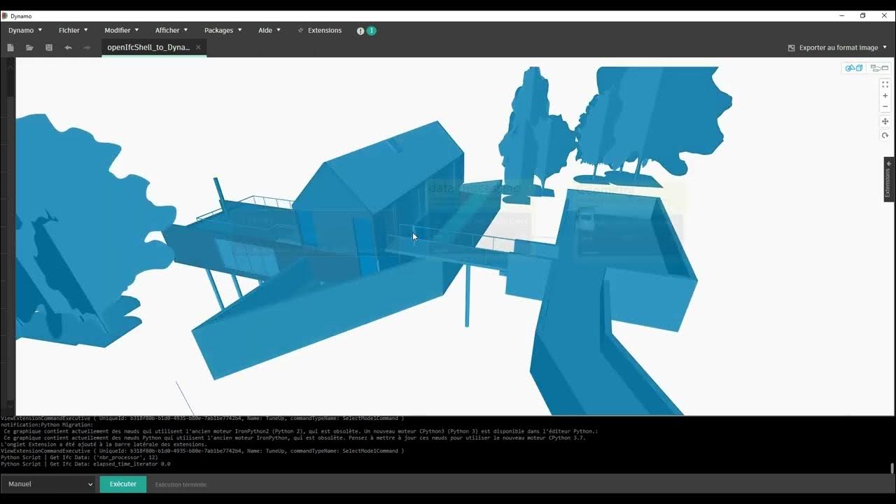 IFC Visualization with DynamoBim (via MultiProcessing) - YouTube