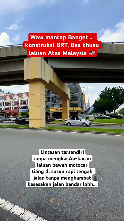 Waw mantap Banget ... konstruksi BRT, Bas khusu laluan Atas Malaysia 🇲🇾‼️ #exploremalaysia