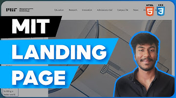 MIT Landing Page using HTML, CSS | Full Stack Web Development
