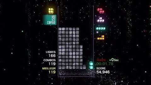 Tetris® Effect - Combo mode gameplay (SS Rank)