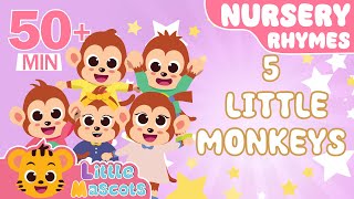 Five Little Monkeys + Five Little Ducks + more Little Mascots Nursery Rhymes & Kids Songs