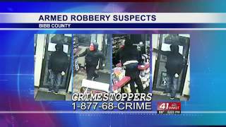 Bibb County Sheriff's Office release photos of armed robbery