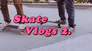 SKATE VLOGS 2. | MY SKATE PROGRESSION