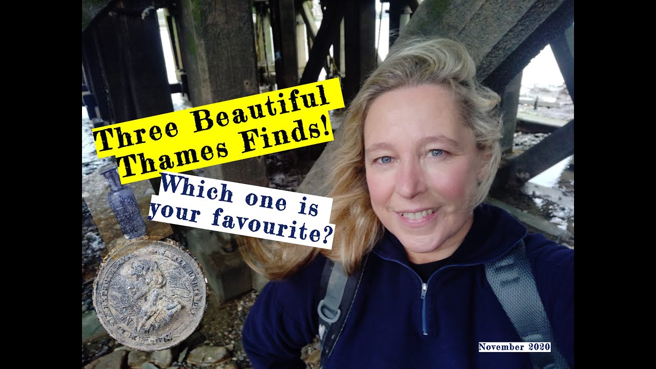 Mudlarking the River Thames with Nicola White - 3 fabulous & intriguing finds