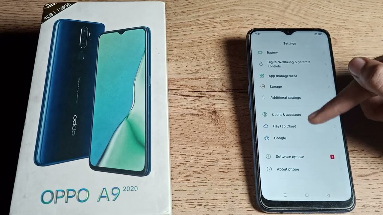 Find My Device oppo A9 phone, how to enable find my device