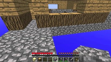 Minecraft - SkyBlock Survival! Episode: 3! - Desert Island and Nether Portal!