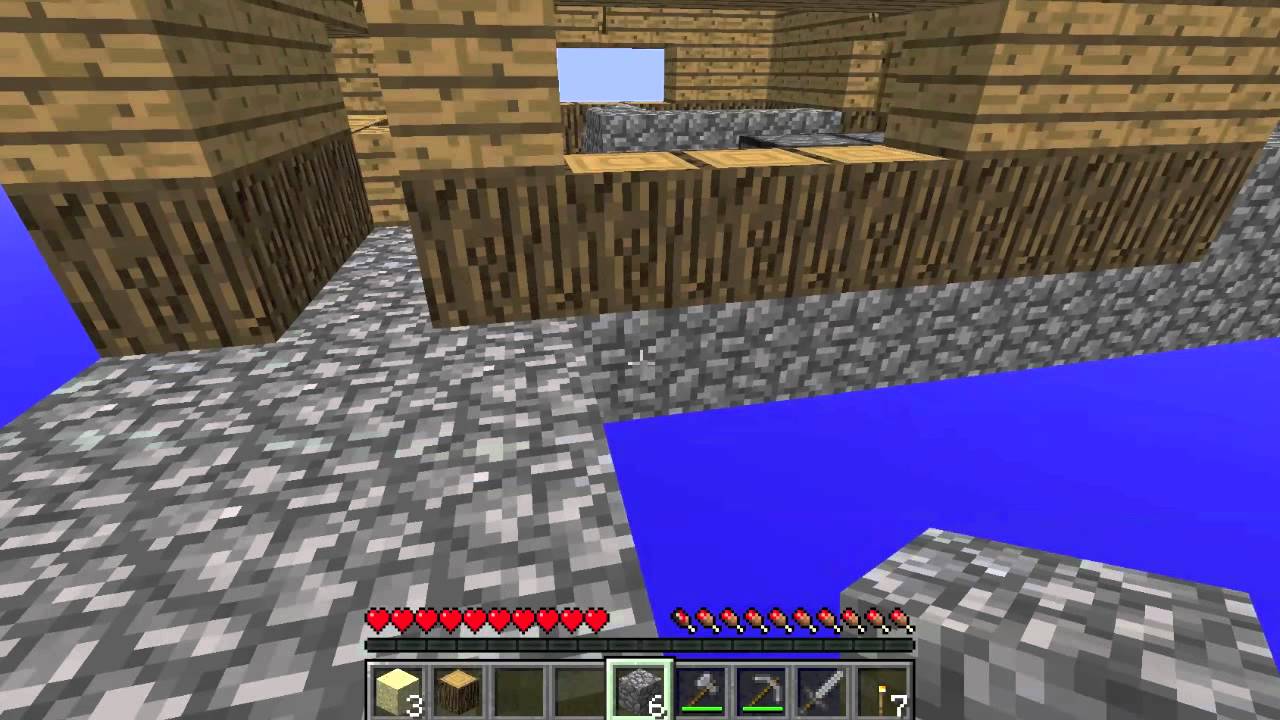 Minecraft - SkyBlock Survival! Episode: 3! - Desert Island and Nether ...