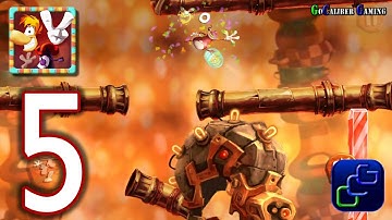 RAYMAN Fiesta Run Android Walkthrough - Part 5 - Level 15-17 , 18,19