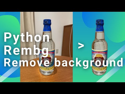 Rembgで画像から背景を削除