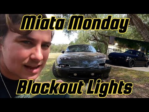 Deleted Episode, Miata Monday Tinting All The Lights | Blacking Out My Na Mazda Miata.