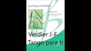 Verdier J-F - Tango Para Ti 116