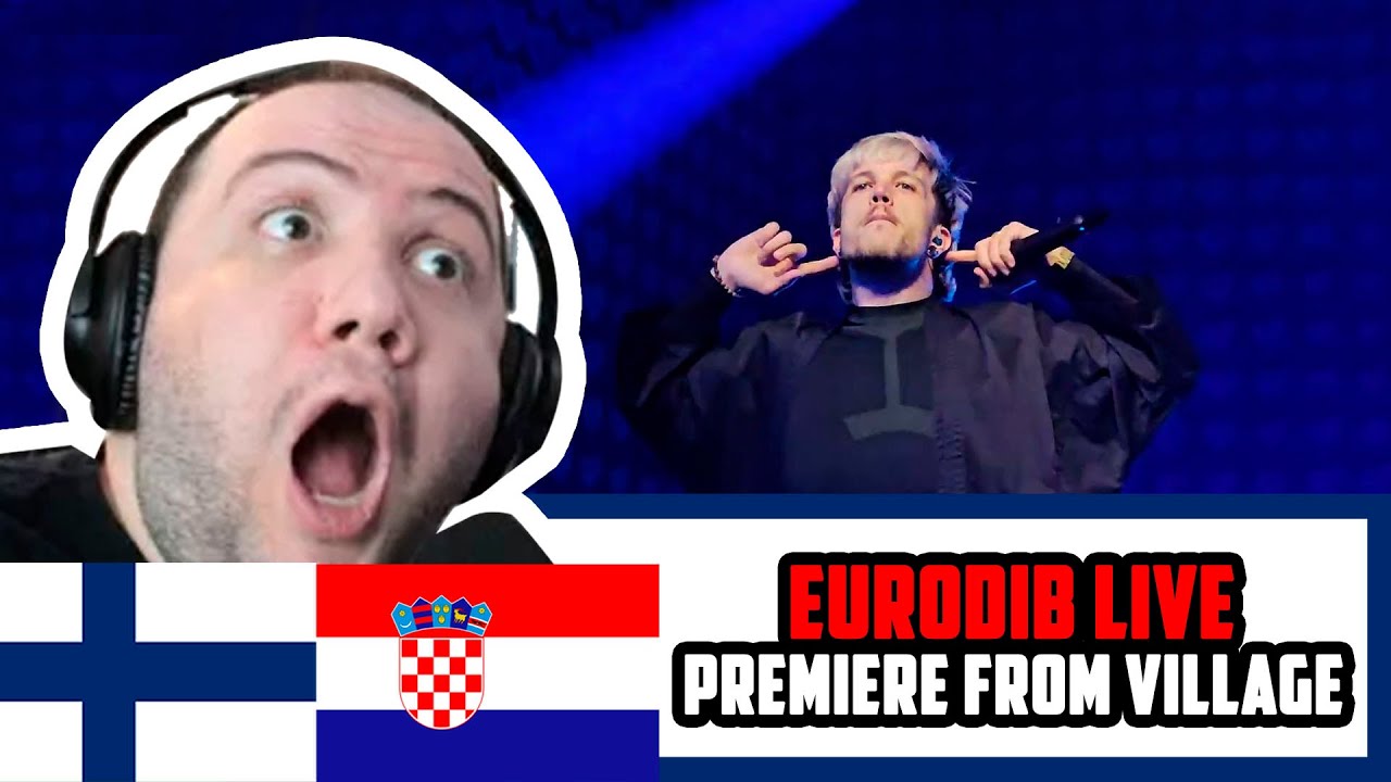 🇫🇮🇭🇷 Eurodab live premiere from village Käärijä Baby Lasagna Eurovision Village | T PAUL REACTS