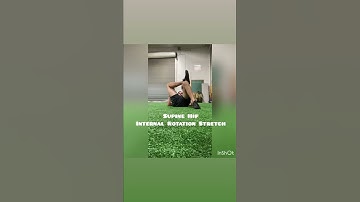 Supine Hip Internal Rotation Stretch