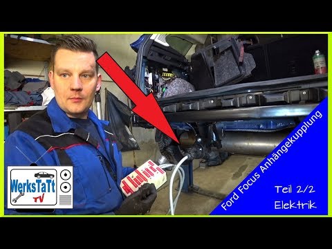 ►Ford Focus◄ Anhängerkupplung nachrüsten Teil 2/2 [Trailer Hitch] ◢WERKSTATT-TV◣