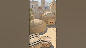 CS2 Mirage A Site Instant Smoke Jungle and Stairs  #shorts #cs2 #counterstrike #csgo #games #gaming