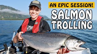 The Fastest Salmon Trolling Session | Fishing with Rod