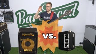 Tiny 1x10 cab goes lower than a 15!! Markbass combo vs Activier One10