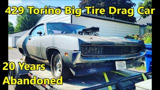 Will it Run? Engine Fubar? 1970 Ford Torino DRAG CAR - Parked 20 Years Ago!