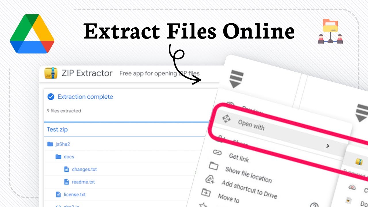 How to open a RAR file in Google Drive (Smart Extract) - YouTube