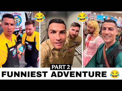 FUNNIEST Ronaldo & Messi AI Adventures Part 2 😂
