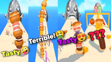 Sandwich Runner - Gameplay Walkthrough Android ios 16 - SSS Gameplay