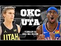 Oklahoma city thunder vs utah jazz full game highlights  feb 6  2024 nba season