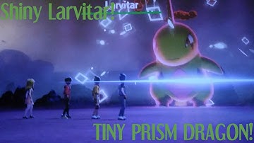 SHINY LARVITAR IN POKEMON SWORD AND SHIELD! (LIVE REACTION)