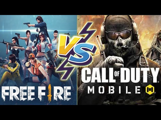 Call of duty mobile + free fire