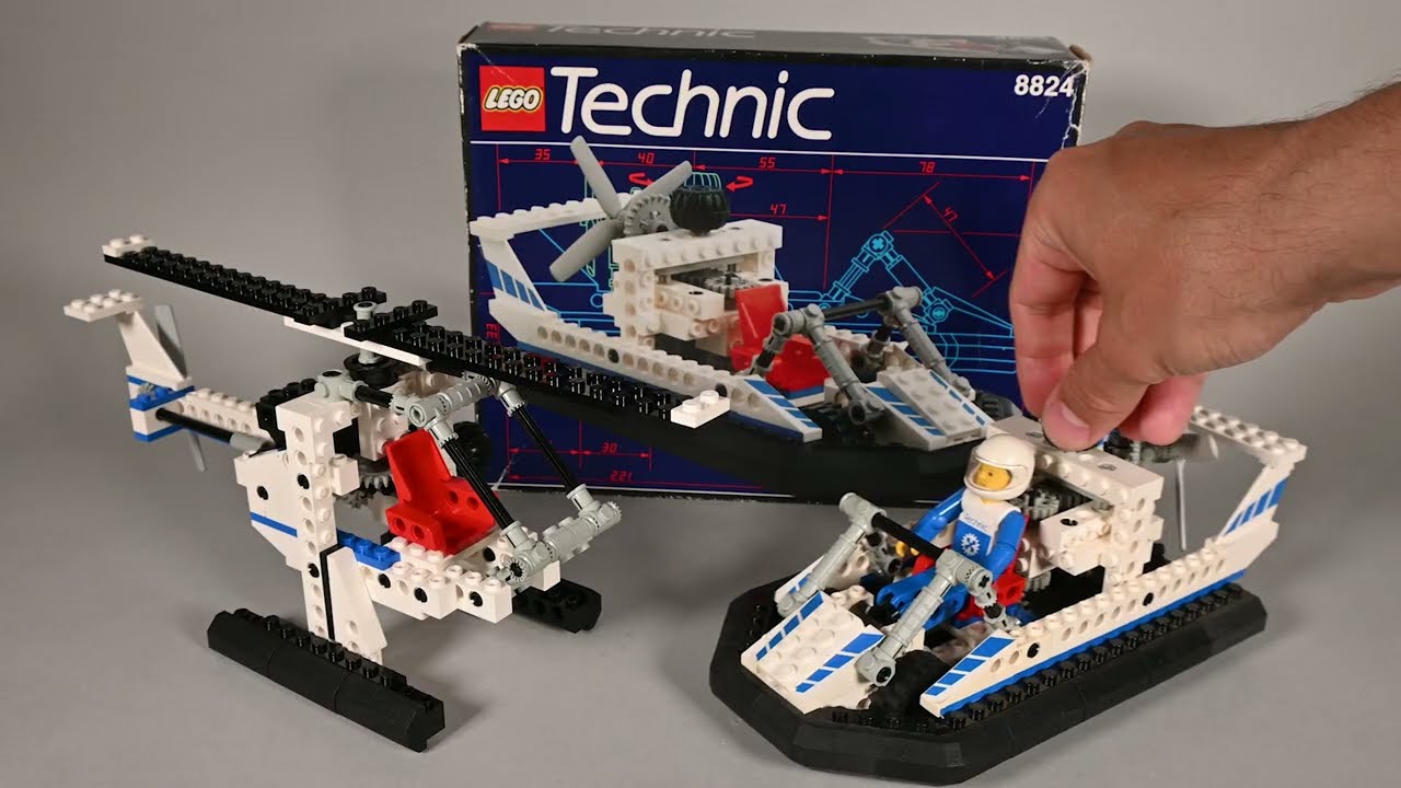 Unique and playable - Retro Review LEGO Technic Hovercraft 8824 A+